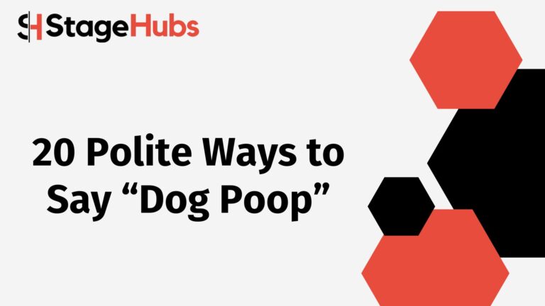 20 Polite Ways to Say “Dog Poop”