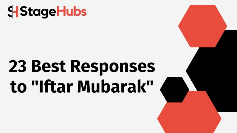 23 Best Responses to “Iftar Mubarak”