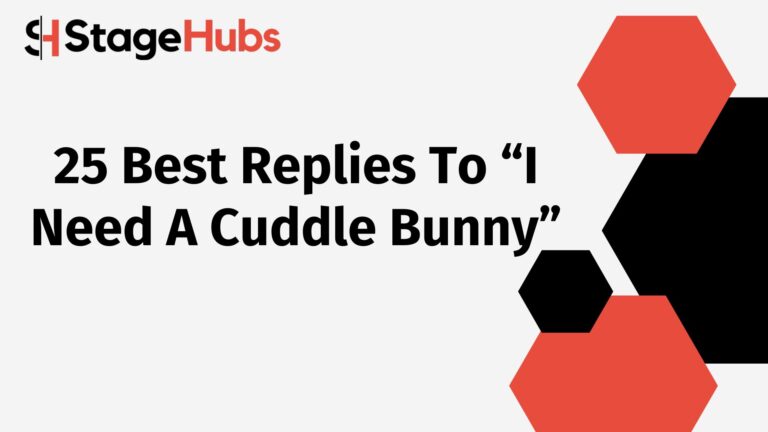 25 Best Replies To “I Need A Cuddle Bunny”