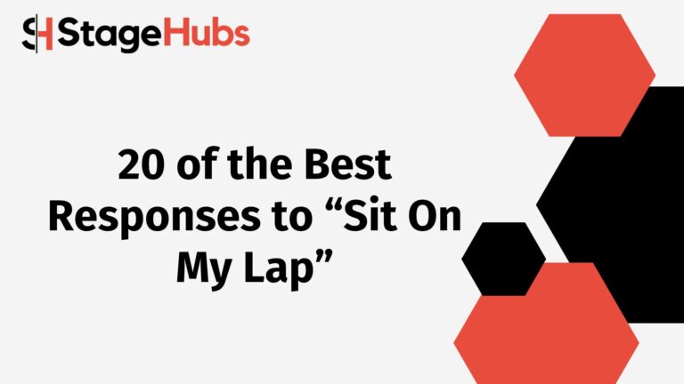 20 of the Best Responses to “Sit On My Lap”